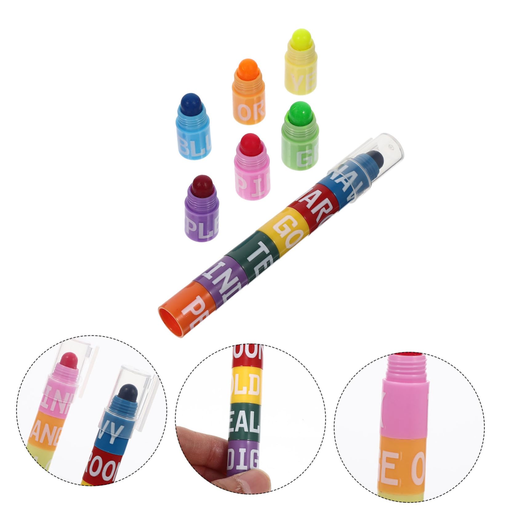 STOBOK 10sätze Kreative Highlighter Stifte Für Schüler Bunte Marker Für Notizen Zeichnungen Und Scrapbooking Ergonomisch Gestaltet Leicht Und Tragbar