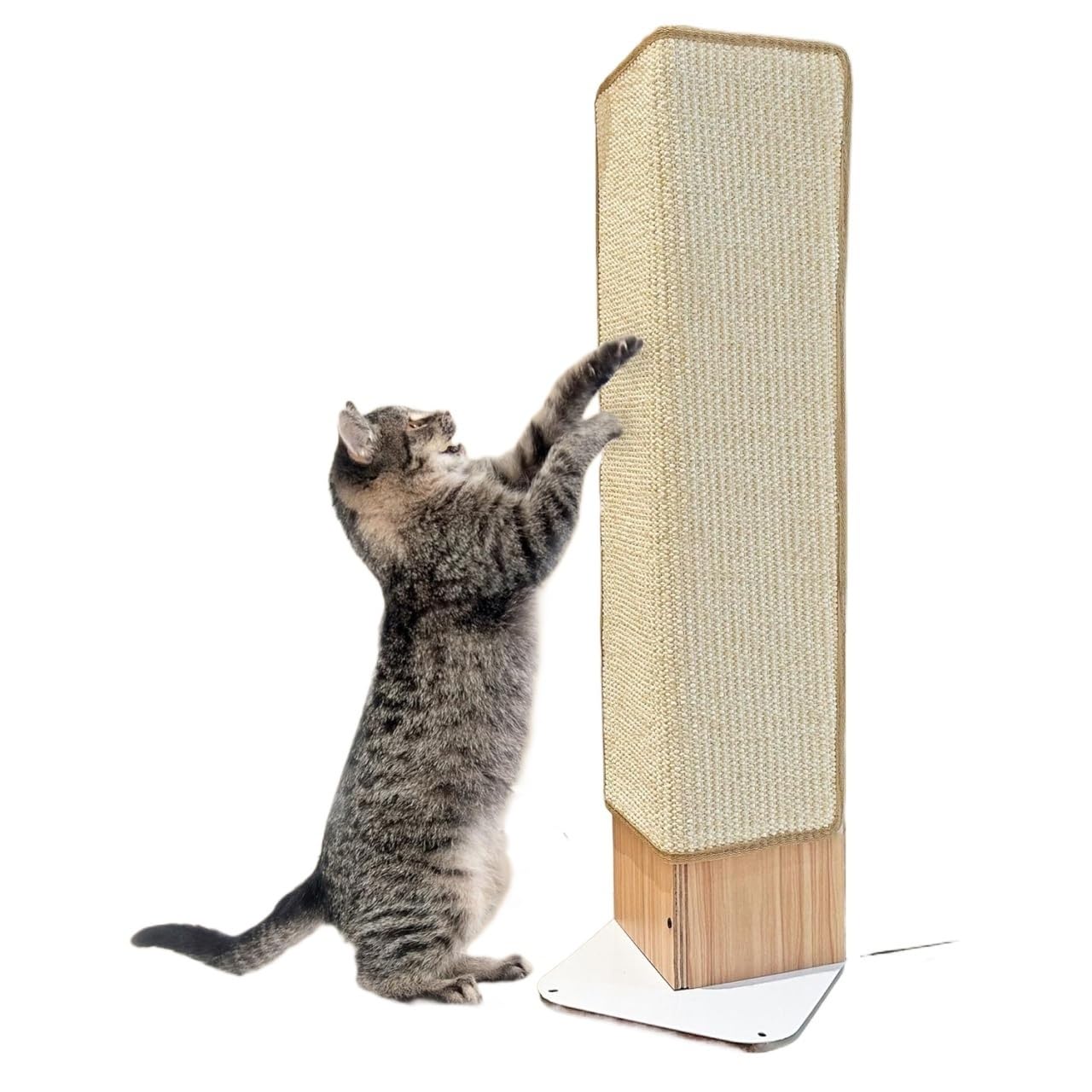 FJJRTWDG Practical L-Shaped Sisal Cat Scratching Board, Artificial Pet Scratching Board, Suitable for Indoor Pets Suitable for Indoor Pets(Corner Scratcher)