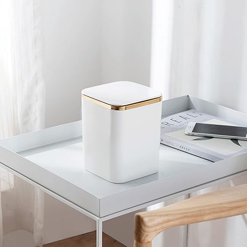 Miniatura 4 de Mini basurero de calidad adecuado para escritorios, mesas de café o mesas de tocador, mesitas de noche