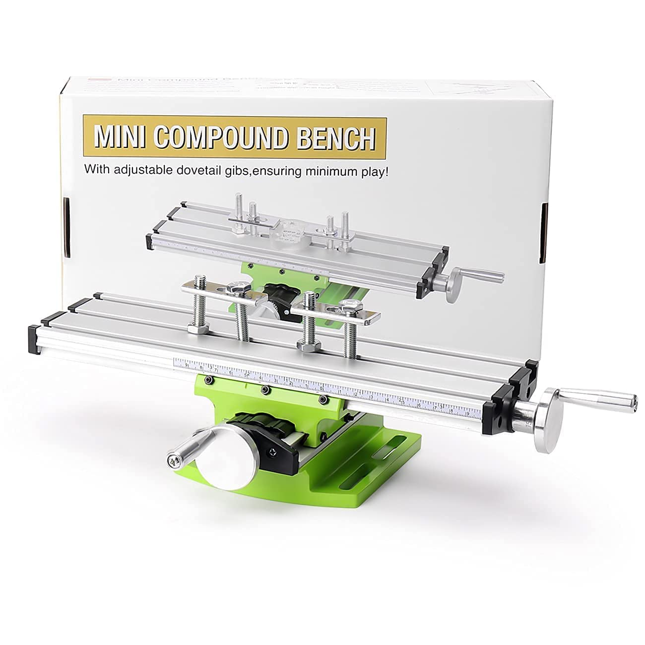 MYSWEETY Compound Slide Table, Multifunction Worktable Milling Working