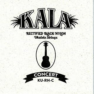 Kala KU-RN-C - Cuerdas para ukelele (nailon, alta densidad), color negro
