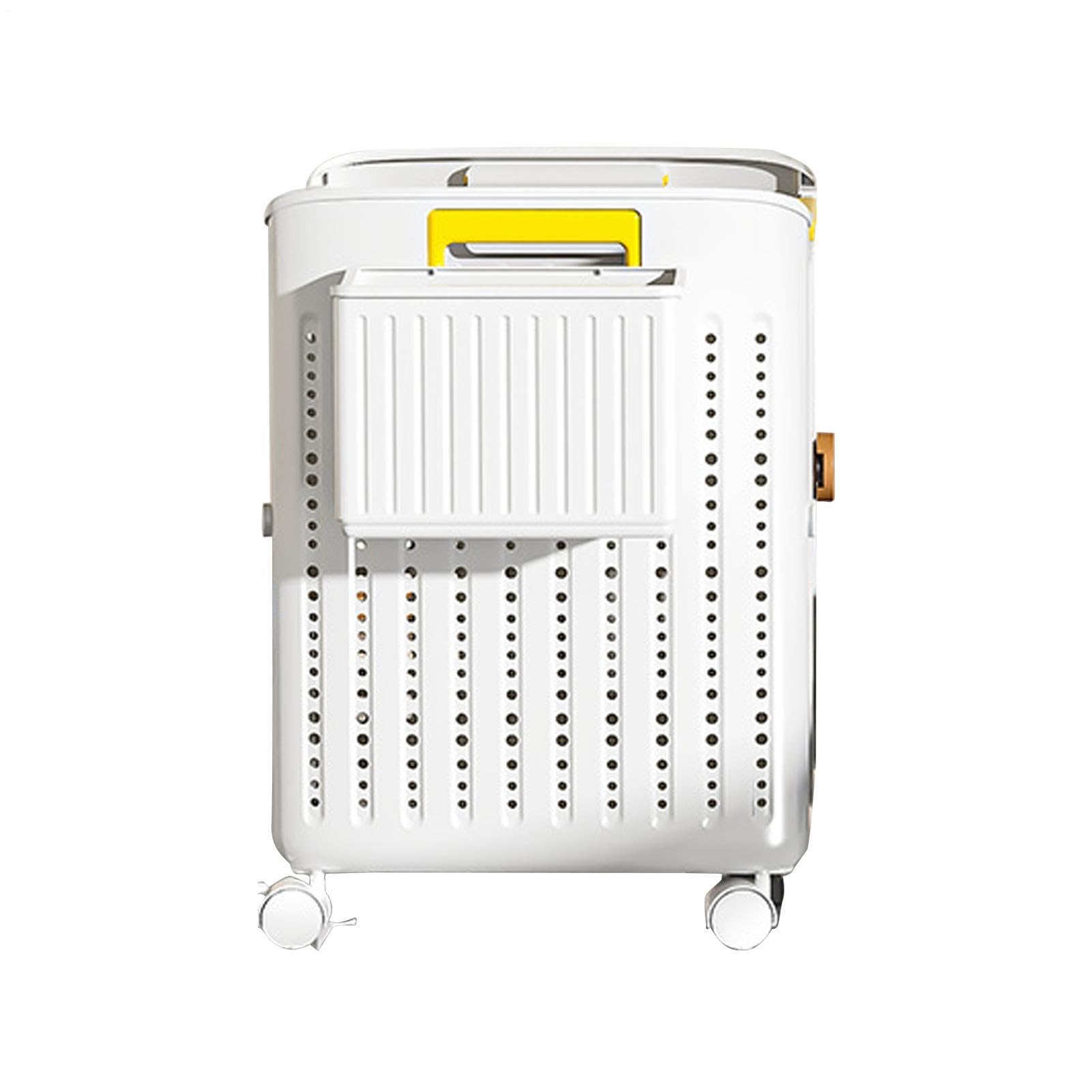 Cesto portabiancheria arrotolabile, cesto per vestiti sporchi, portatile, organizer per vestiti, per camera da , università, bagno, casa, angolo stretto