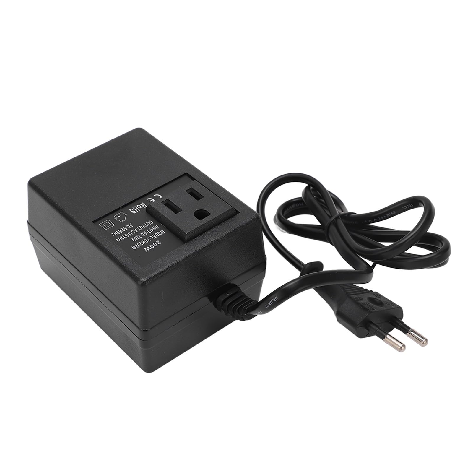 Generic Convertidor de Voltaje de Viaje, Adaptador de Enchufe, Convertidor para Enchufe Europeo, Adaptador de Viaje, Convertidores Analógicos a Digitales