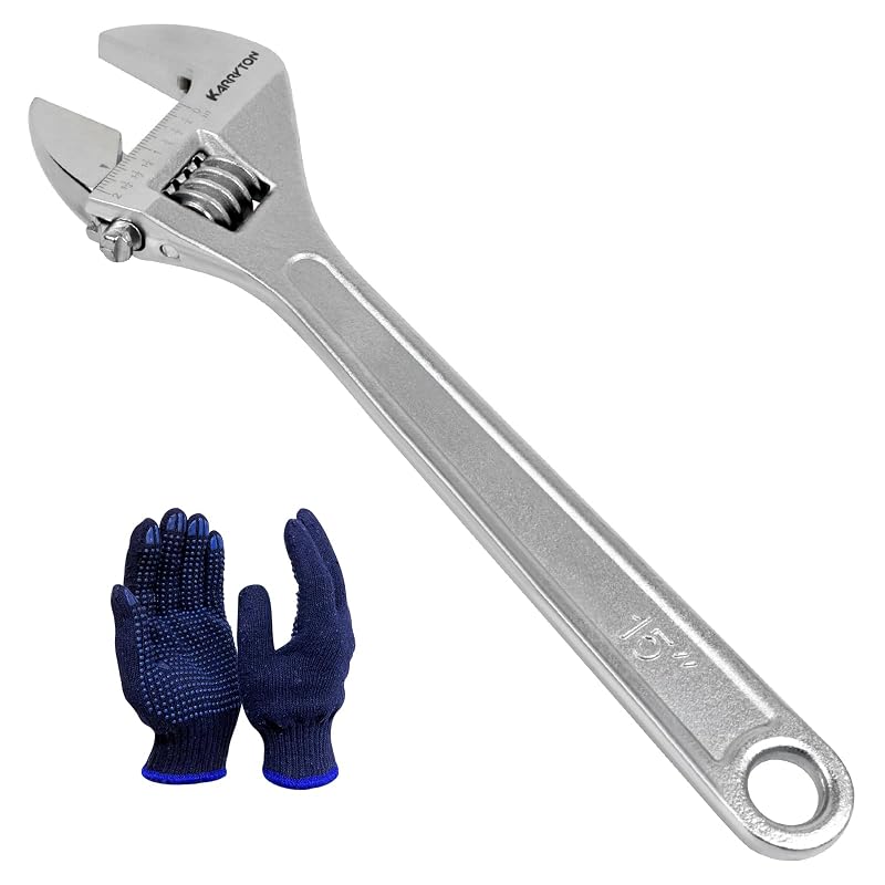 Chave ajustável KARRYTON de 38,1 cm com abertura máxima de 44 mm KTAW15A