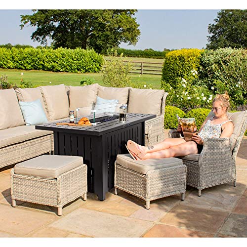 43in-Outdoor-Propane-Gas-Fire-Pit-Table-with-Glass-Wind-Guard-Glass-Rock-Waterproof-Cover-SNAN-Retangular-50000-BTU-Auto-Ignition-CSA-Certification