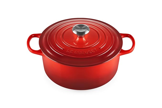 Le Creuset 5.5 Quart Signature Enameled Cast Iron Dutch Oven