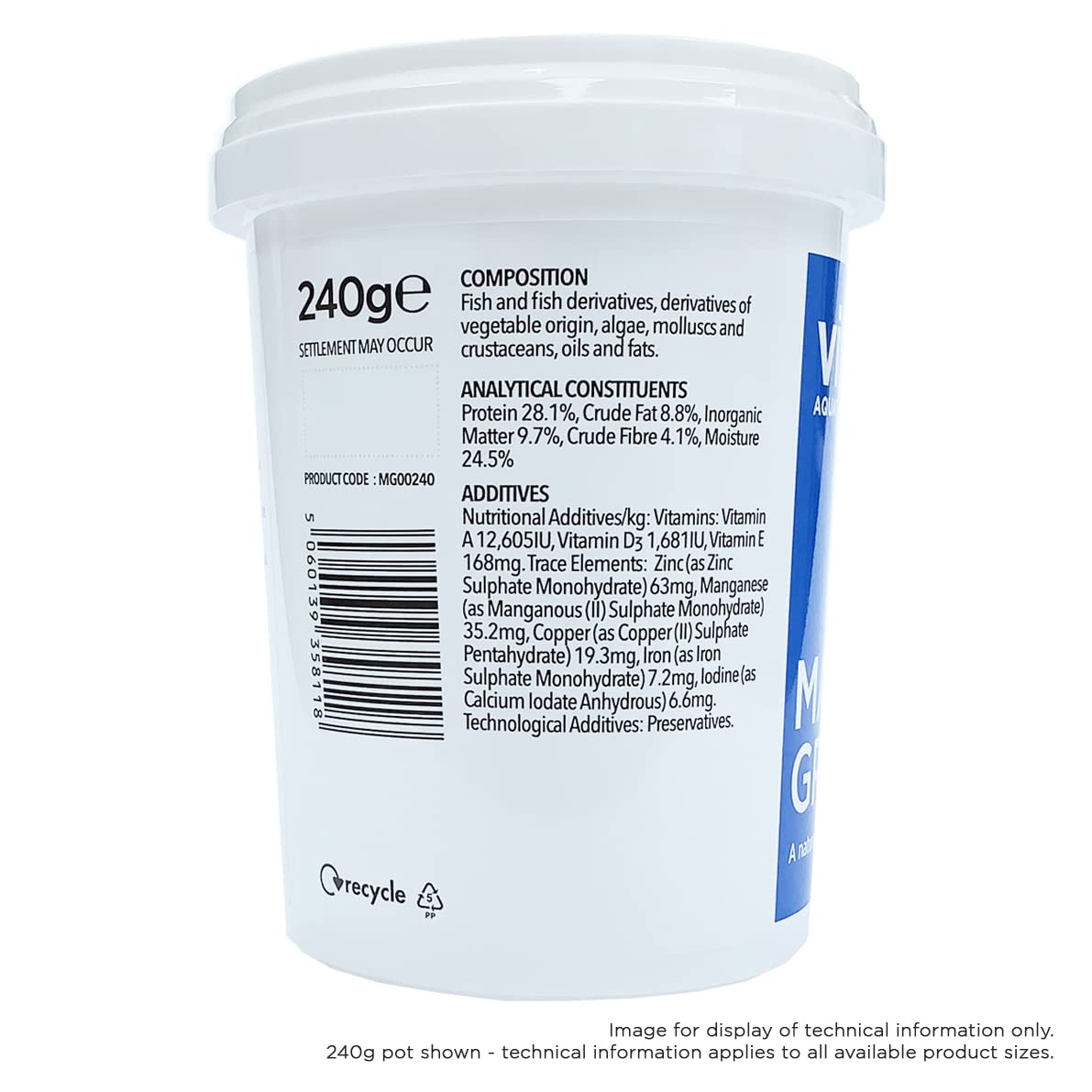 Vitalis Marine Grazer 240g