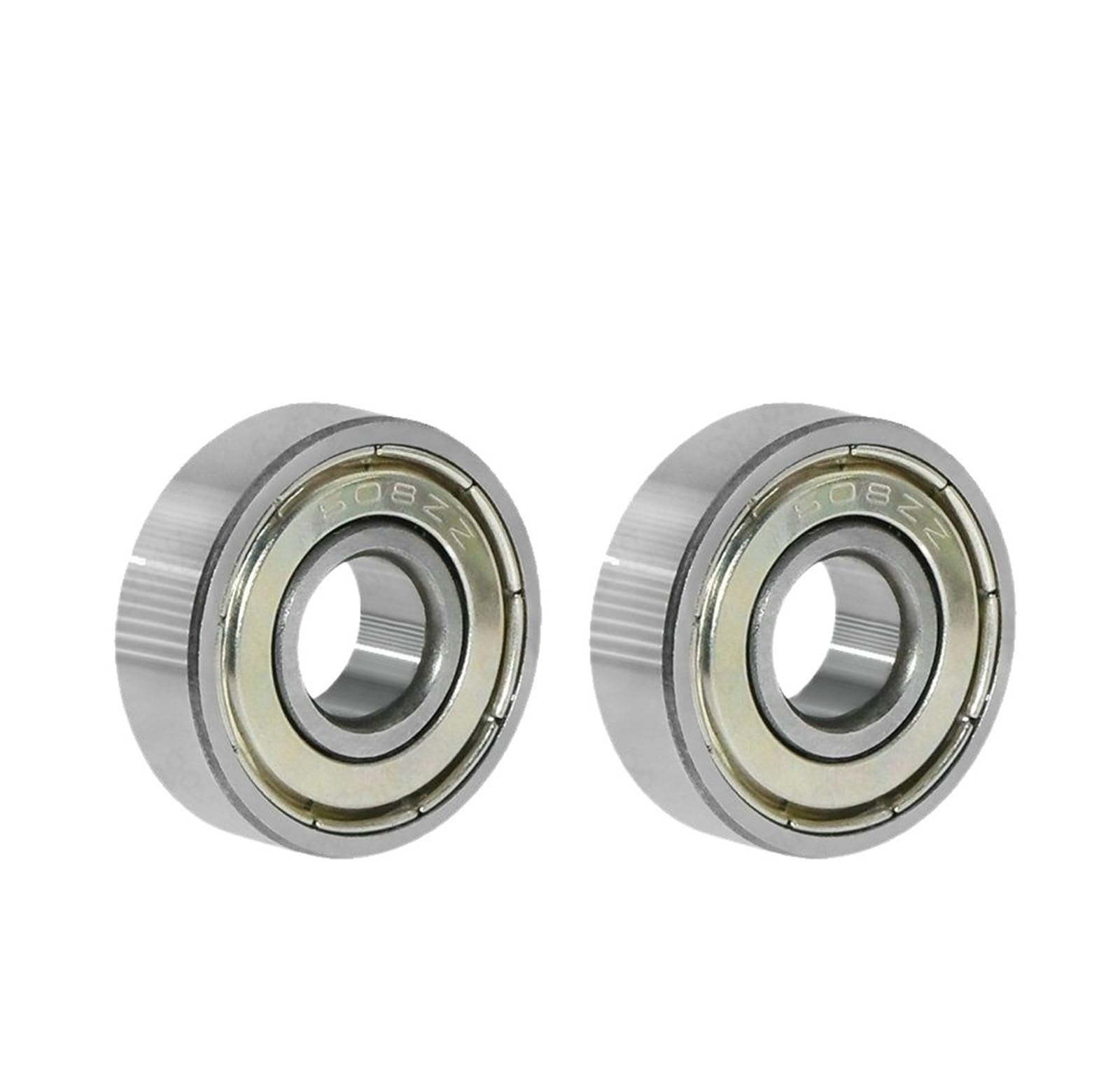 VSPPJYFG Bimetal Seal Shield Micro deep Groove Bearing 4pcs 608ZZ 8x22x7mm ABEC-5 Miniature Ball Bearings