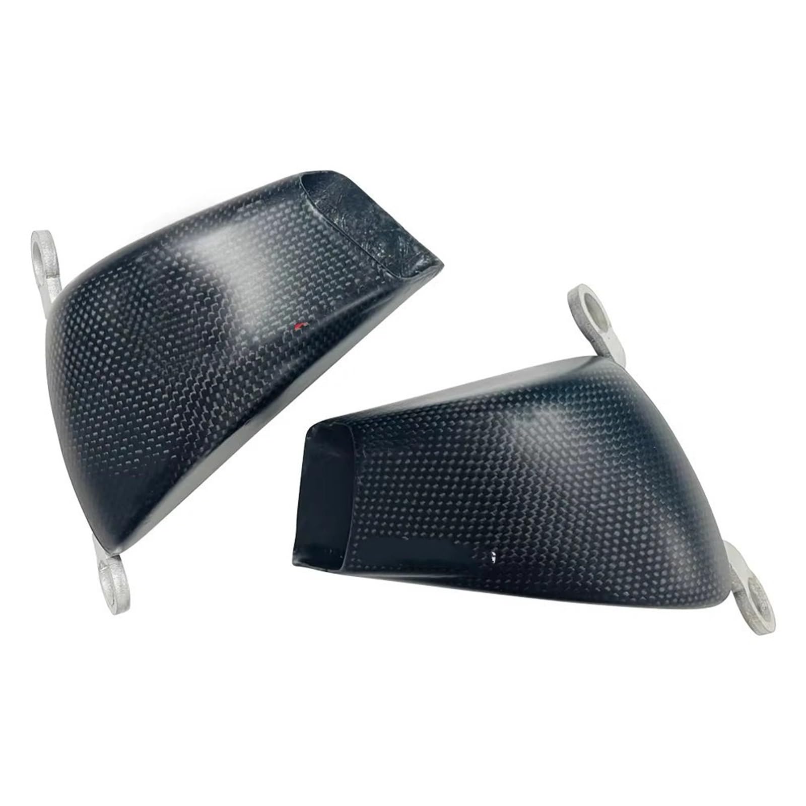 Motorcycle Front Caliper Radiator Cover Pasuje do Kawasaki ZX6R Włókno węglowe Tarcza hamulcowa Chłodnica powietrza Kanał hamulcowy Osłona wlotu Chłodzenie Caliper Bracket Radiator Cover(Glossy)