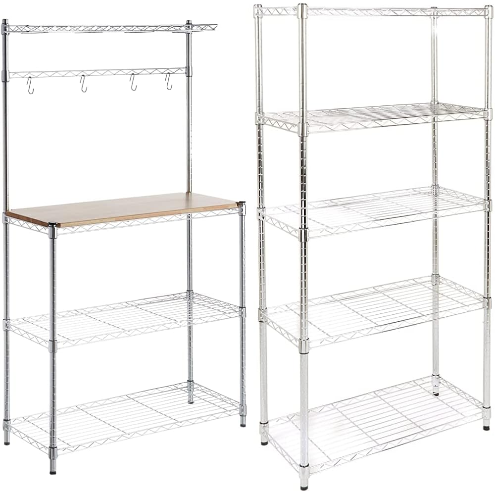 28/mo Finance Amazon Basics 5Shelf Adjustable, Storage Shelving