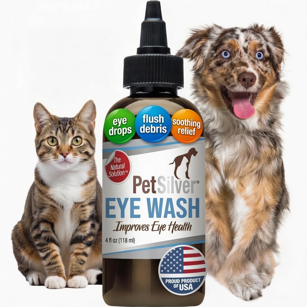 PetSilver Eye Drops for Dogs and Cats