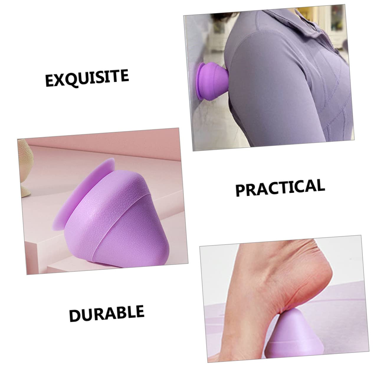 MAGICLULU 3piezas Bola De Masaje Con Para Auto-masaje Herramienta Para Aliviar Músculos Doloridos Multifuncional De Yoga Para Espalda y Pies