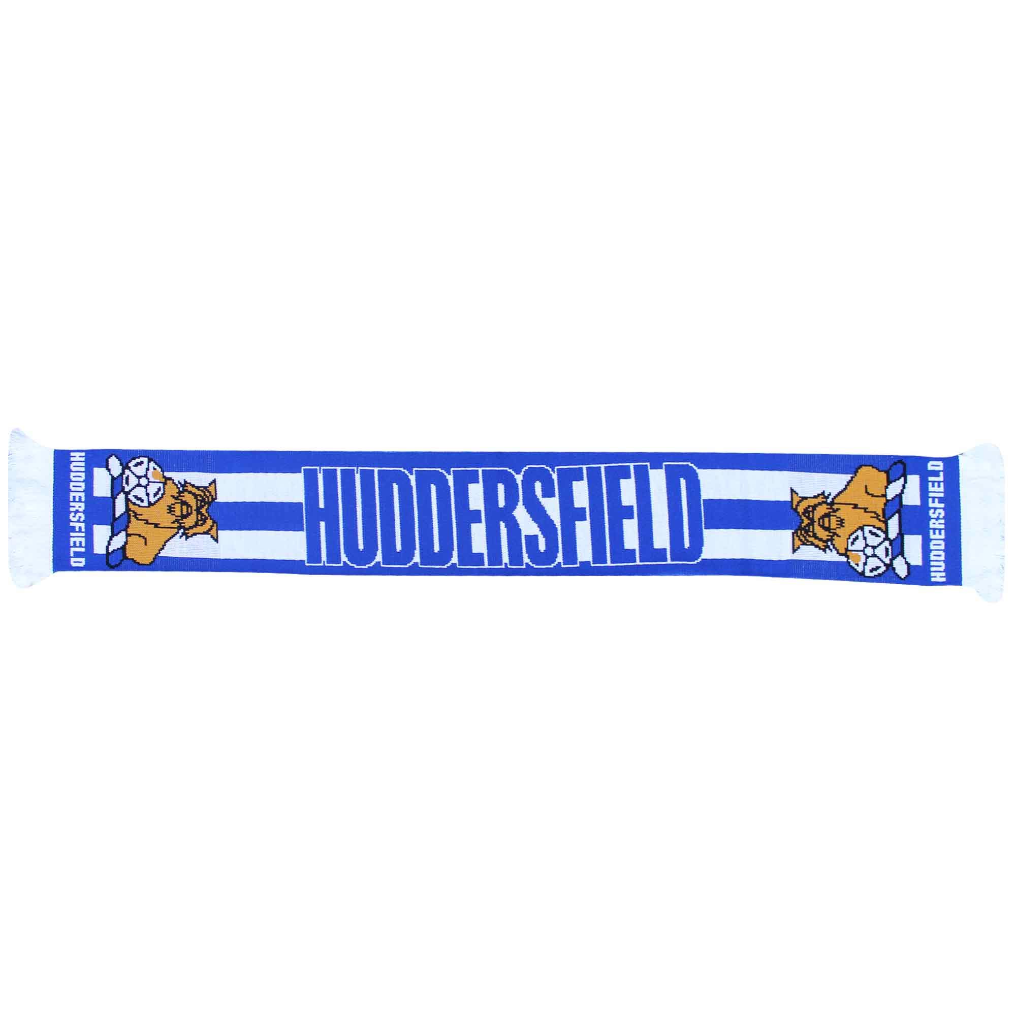 Beyond Happy Huddersfield Town Football Supporters' Scarf - Huddersfield Terriers Yorkshire Football Fan Scarf - 100% Acrylic