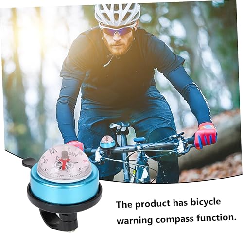 Miniatura 6 de Kisangel Campana de bicicleta para niños, bicicletas para adultos, accesorios de latón, alarma de bicicleta, campana de bicicleta para manillar de