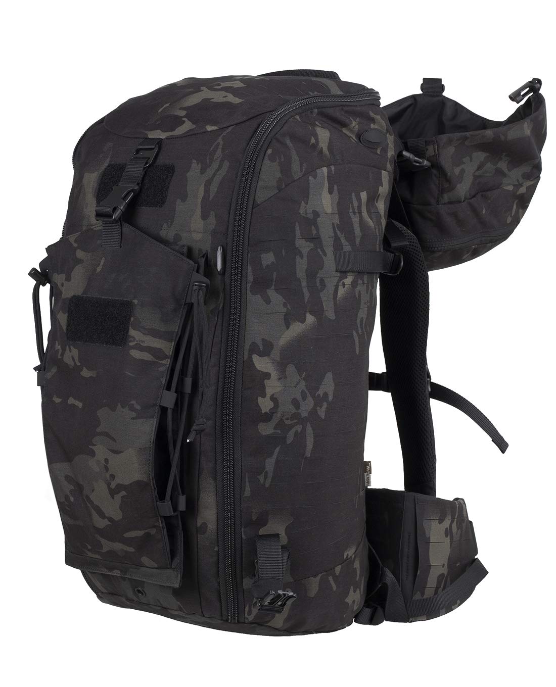 Tasmanian Tiger TT Modular Pack 45+ Sac à Dos Militaire Tactique Modulaire de Randonée avec Un Volume de 50 litres pour Le Trekking Camping Voyage 50L verrouillables