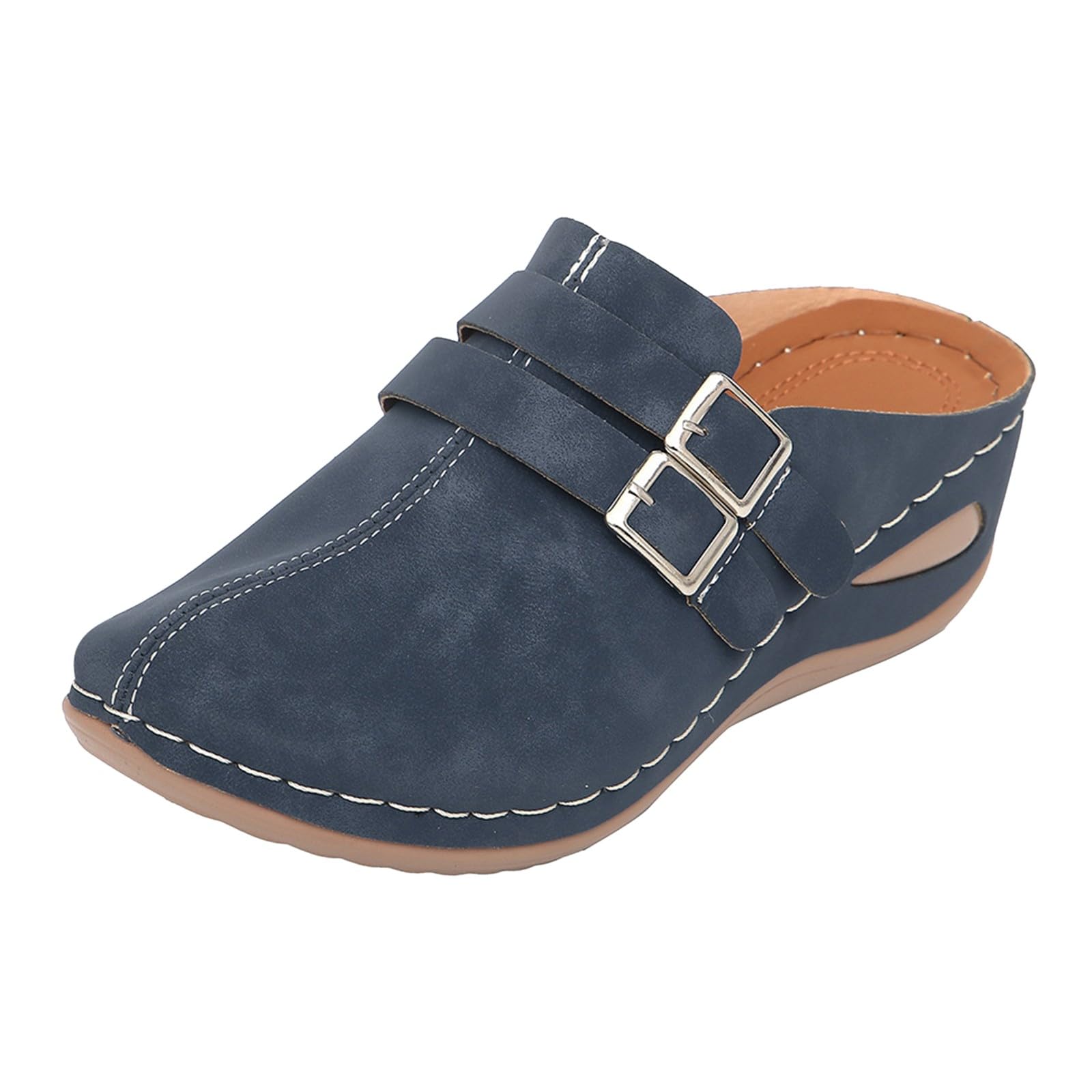 Sandales fermées en cuir véritable : l'excellence compensée - 5