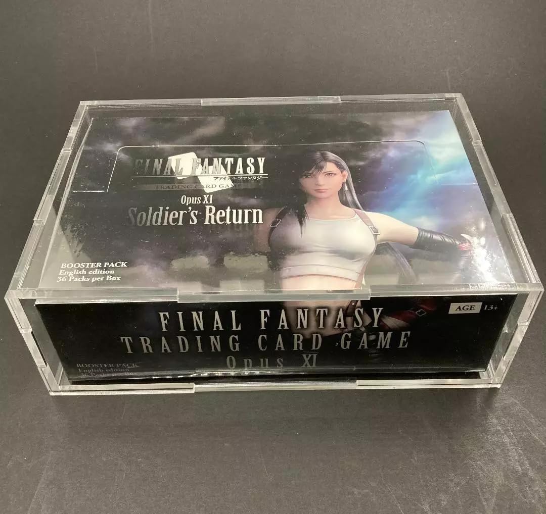 Amazon.com: Display Case Only for Final Fantasy Opus 1-14 Premium Booster  Box Display case : Toys & Games