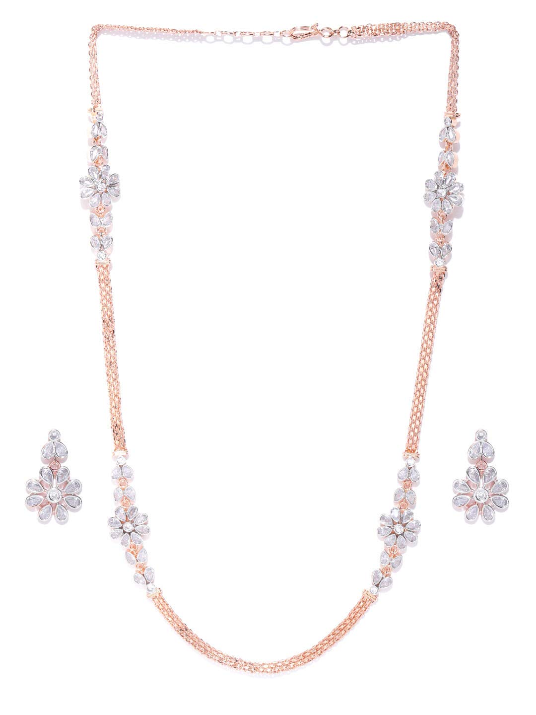 See full amazon price history chart for Priyaasi Elegant Flower Jewellery Set for Women | Fancy Rose Gold-Plated Jewellery | Jewellery Set for Women - Wedding, Party & Festive Jewellery for Girls Priyaasi Elegant Flower Jewellery Set for Women | Fancy Rose Gold-Plated Jewellery | Jewellery Set for Women - Wedding, Party & Festive Jewellery for Girls (B0837VLXL1) Amazon Price History, Amazon Price Tracker