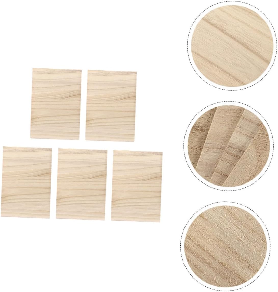Healifty 5pcs Professional Taekwondo Breaking Boards 1.5cm Thick Wooden Karate Punching Boards Portable Training Equipment for Martial Arts Practice