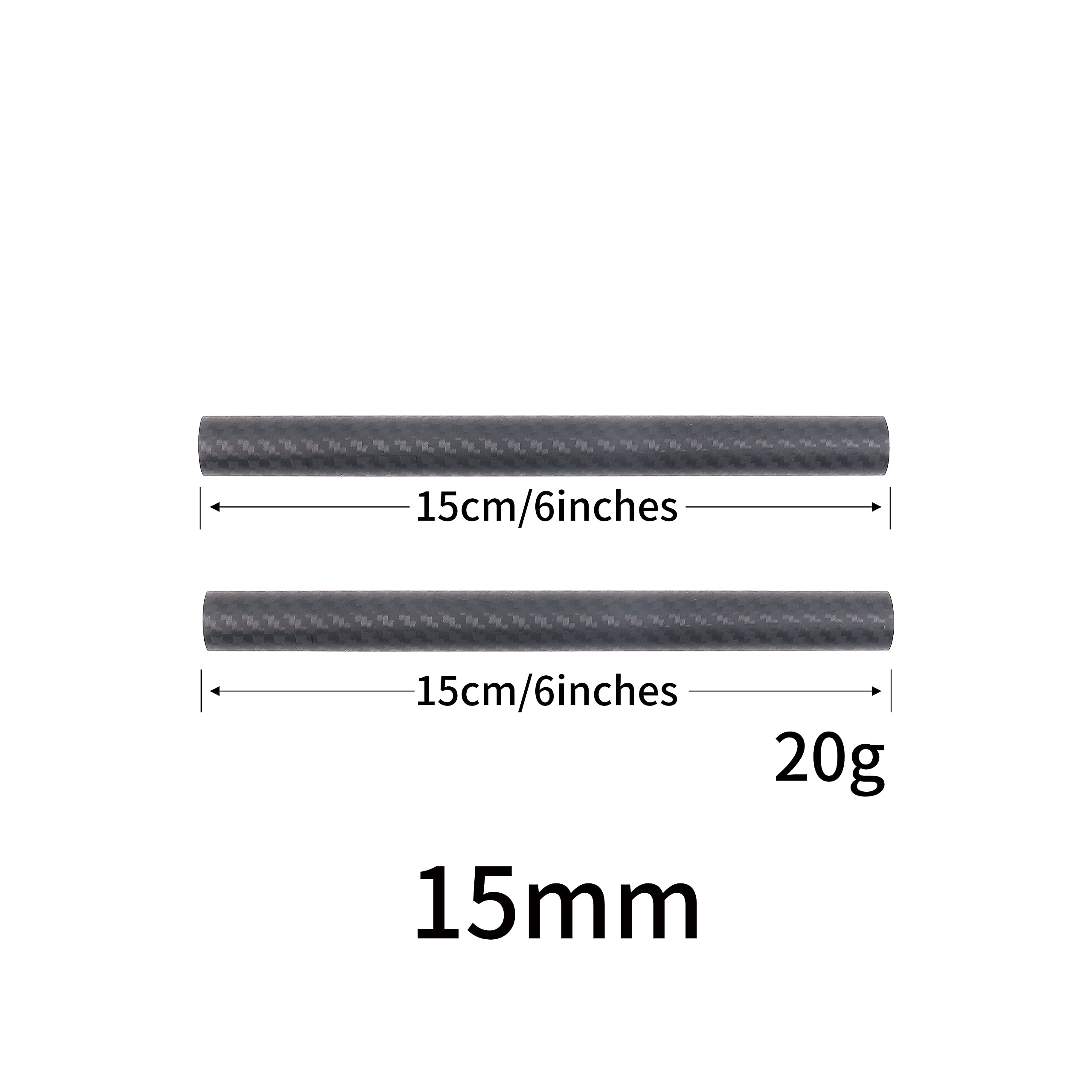 Lot de 2 Supports noir 120-160mm D19
