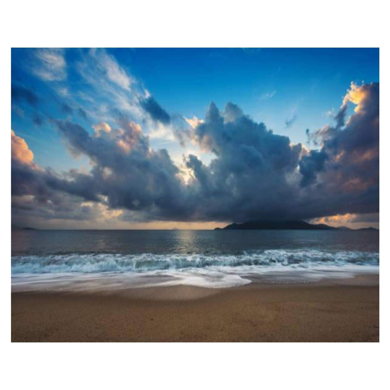 Buy Paint By Numbers Beautiful Dramatic Sky over Beach at Nha Trang