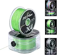 Linha De Pesca Multifilamento 300m/500m PE 4 Fios Linha Trançada X4 Verde Cinza 6lb 20lb 40lb 60lb 80lb