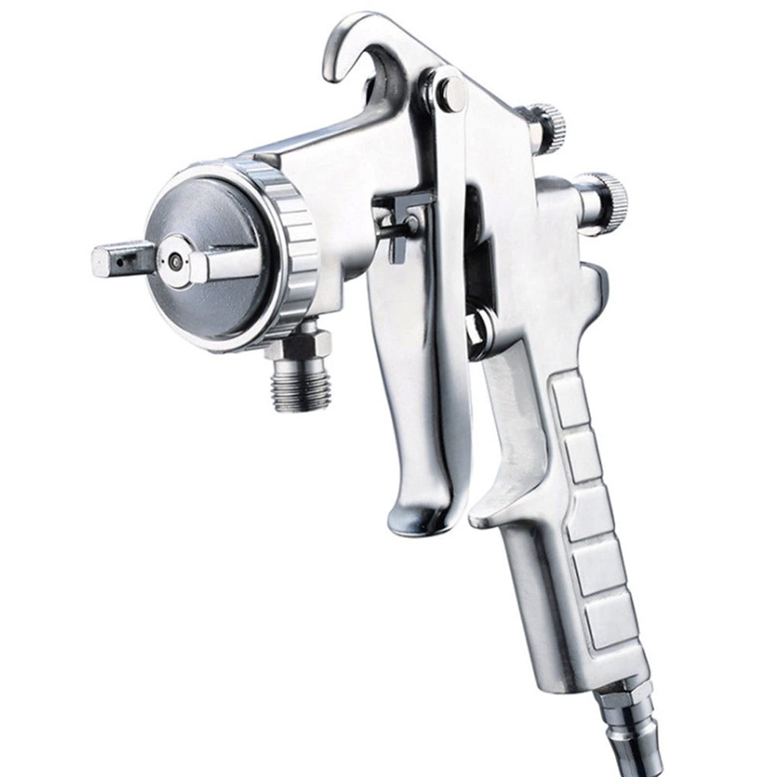 M5RU Sand Blaster Gun Kit 1000ML 1.8 Pneumatic Spray Gun Airbrush Sprayer Alloy Painting Atomizer Tool with Hopper for Painting Cars PQ-2