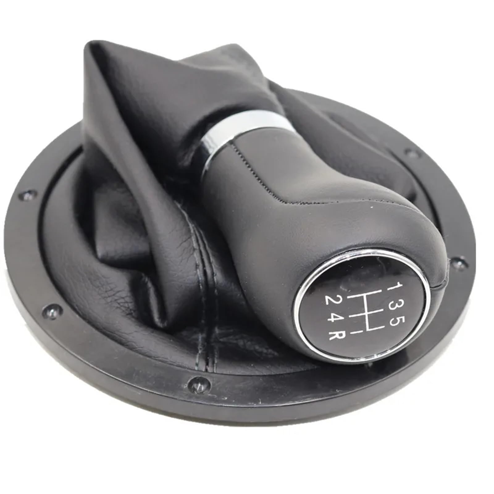 Tkxvcejv 12345R Type 6 Car Gear Shift Stick Knob For Vw For Gol For Pointer For Saveiro For Parati 2004-2010 Gear Shift Knob Lever Shifter Gaiter Boot(12345R Type 6)
