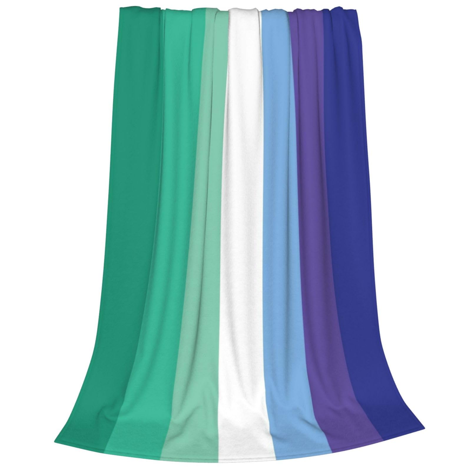 Newhomestyle Gay Male Pride Throw Blanket - Lightweight Soft Fleece Blankets, Warm Cozy Flannel Blanket for Couch Sofa Bed Holiday Decorate 150X125cm โ image 1