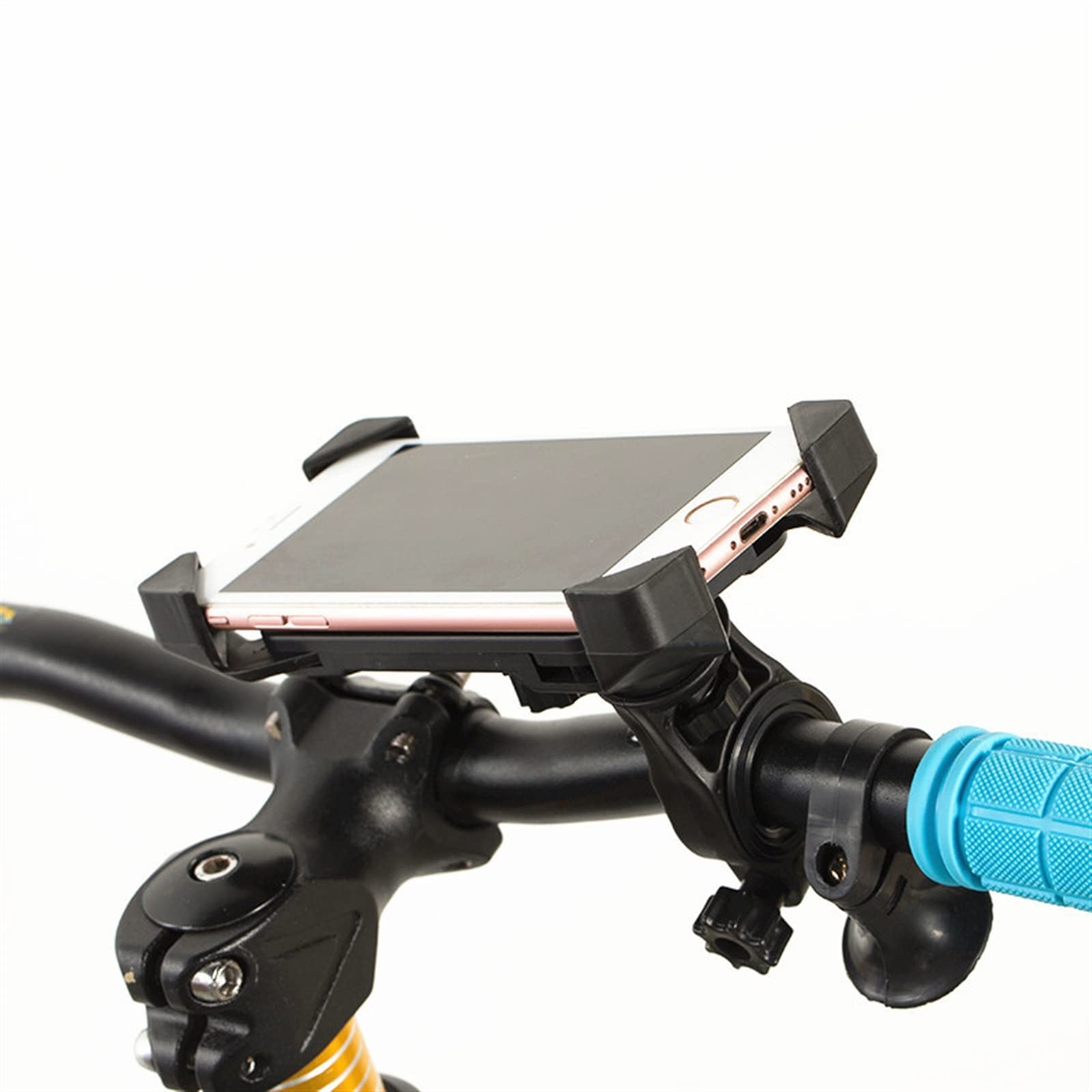 Manubrio Per Moto Da Bicicletta Staffa Di Navigazione Rotazione A 360 ° Supporto Per Telefono Regolabile Supporto Per Staffa GPS Antiurto Parti Di Modifica Staffa navigazione GPS