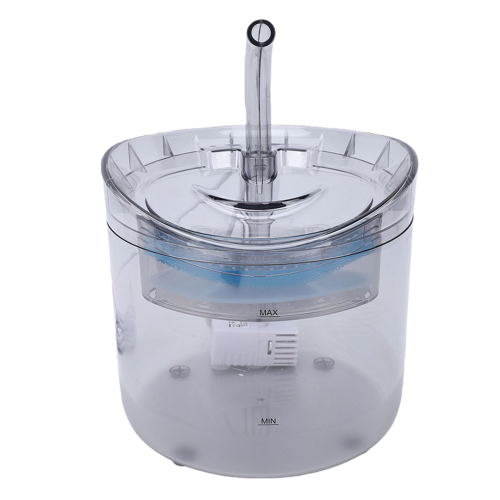 Annadue Fontana per Animali Domestici Ad Energia Solare, Fontanella Automatica per Cani Gatti da 2 Litri, Distributore d'acqua per Interni Ed Esterni Alimentato Tramite USB con Pompa di Circolazione