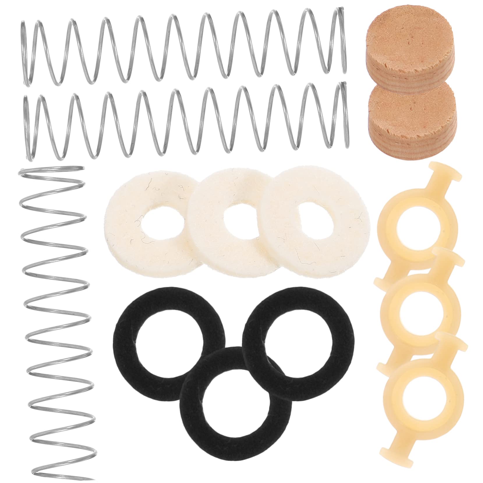 Levemolo 2 Sets Essential Trumpet Accessories Replacement Parts Kit for Trumpet Slide Valve Repair