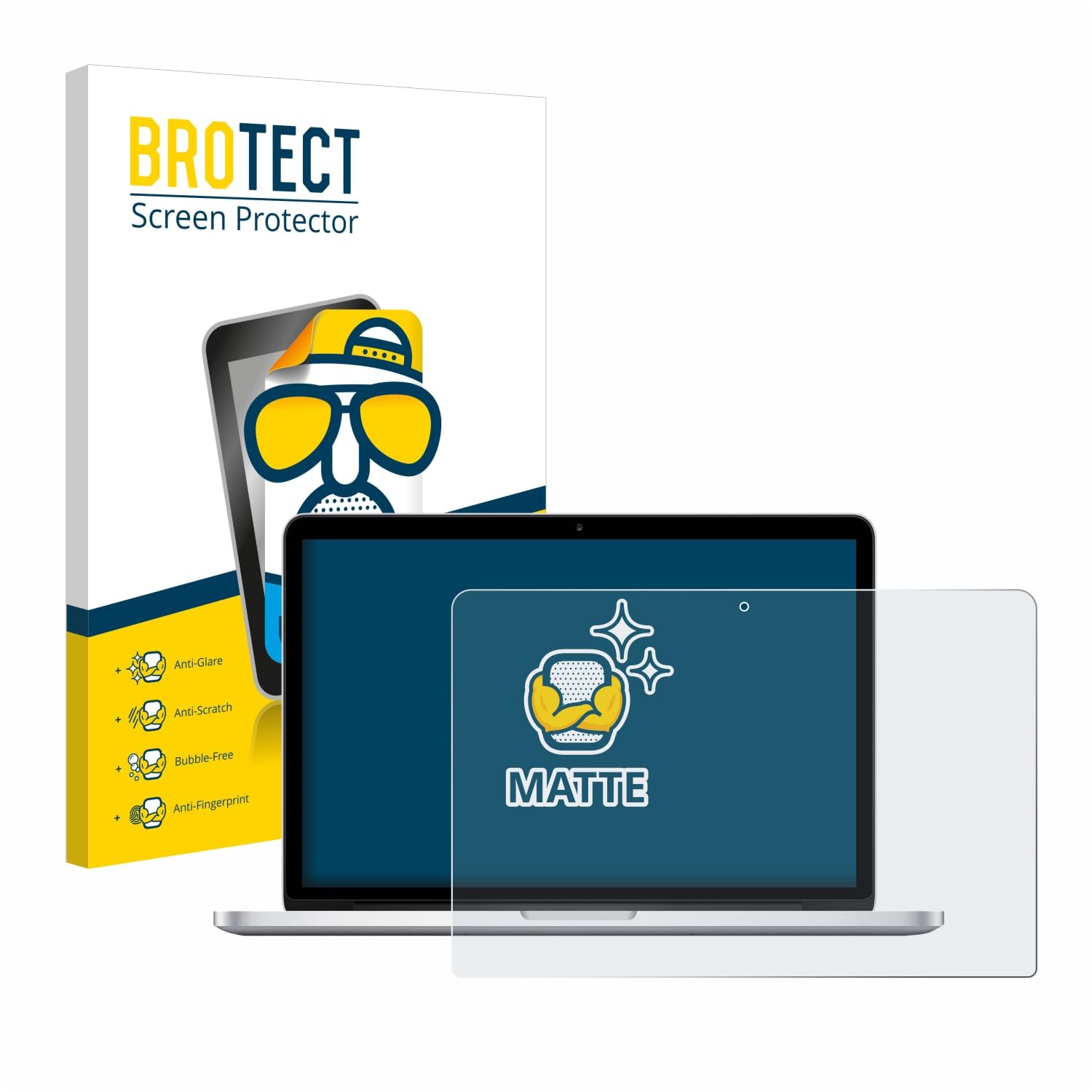 Brotect Protection Ecran Anti-Reflet pour Apple MacBook Retina Pro 13" 2015 - Film Mat