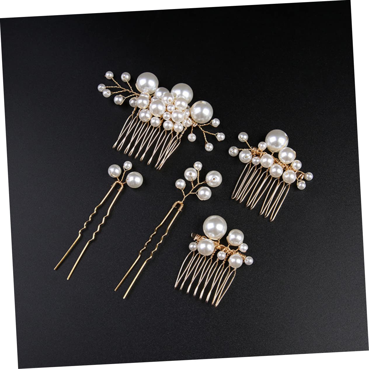 DOITOOL 20stücke Teiliges Braut Haarschmuck Aus Perlen Elegante Hochzeits-haarspangen Für Damen Charmante Hochzeitsaccessoires Für Besondere Anlässe