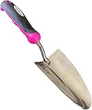 Garden Guru Super Strong Garden Trowel Hand Shovel - Stainless Steel - Rust Resistant - Ergonomic Grip - Perfect Tool for Gardening, Weeding, Transplanting and Digging in Garden Beds (Pink) 1 Pack