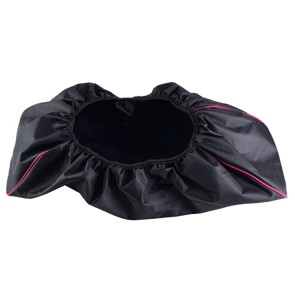 Black Winch Cover with Secure Fit for Trailer SUV with a Capacity of 8,000 to 17,500 Pounds