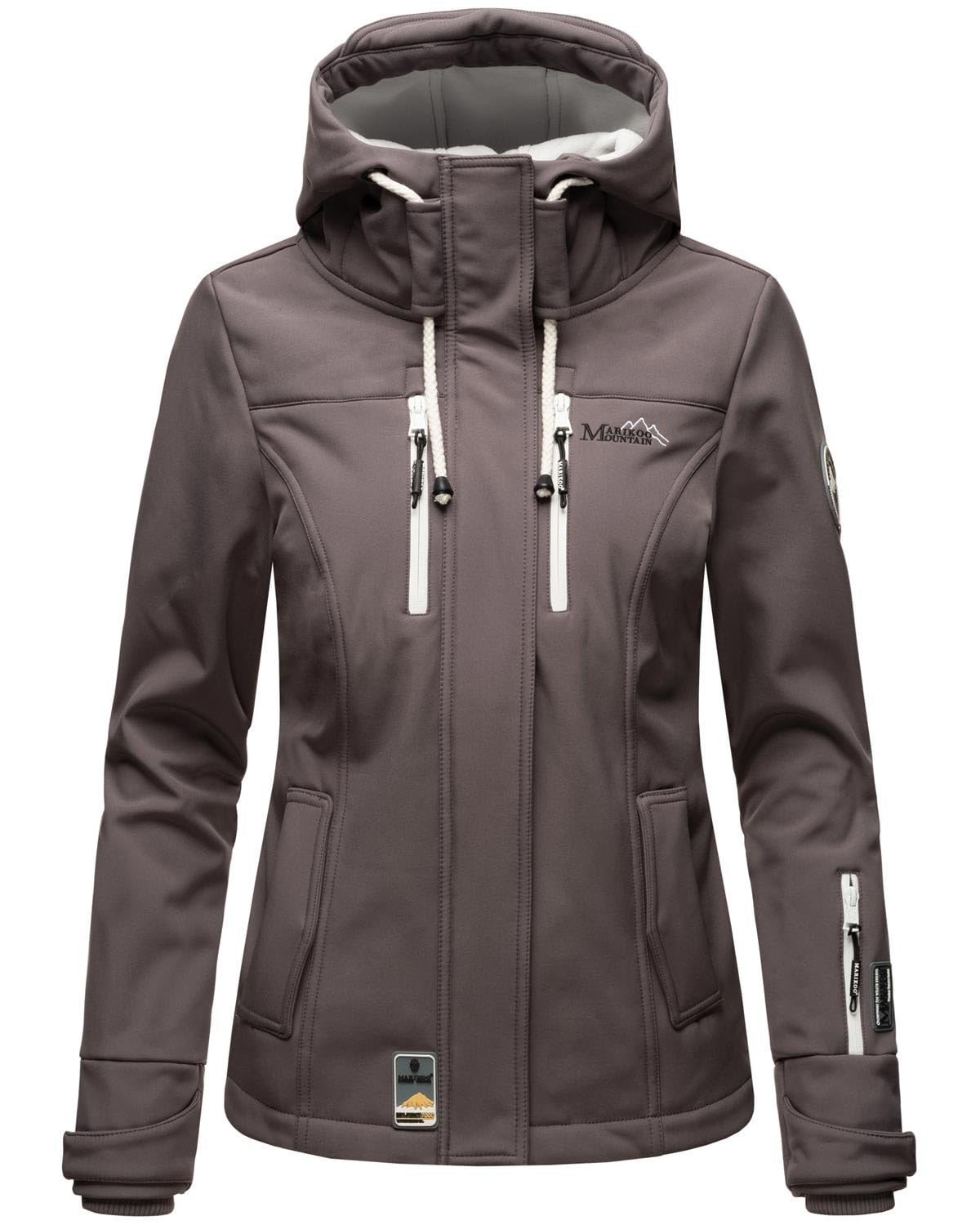 MARIKOO Veste softshell pour femme - Veste d'hiver imperméable - B864