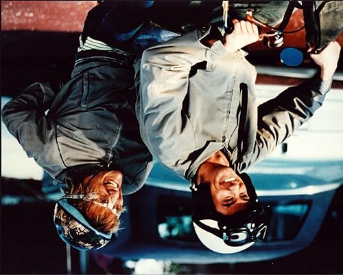 Jim Carrey y Jeff Daniels en motocicleta en tonto y tonto impresión fotográfica (8 x 10) - Artículo # MVM01410