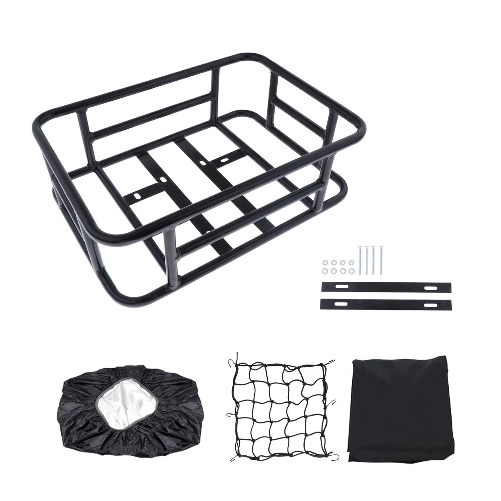 Fahrrad Heckkorb, Hinterer Fahrrad Gepäckträger, Robuste Packtaschen, Hinterer Fahrradkorb für Mountainbikes, Rennräder, Fahrradausrüstung