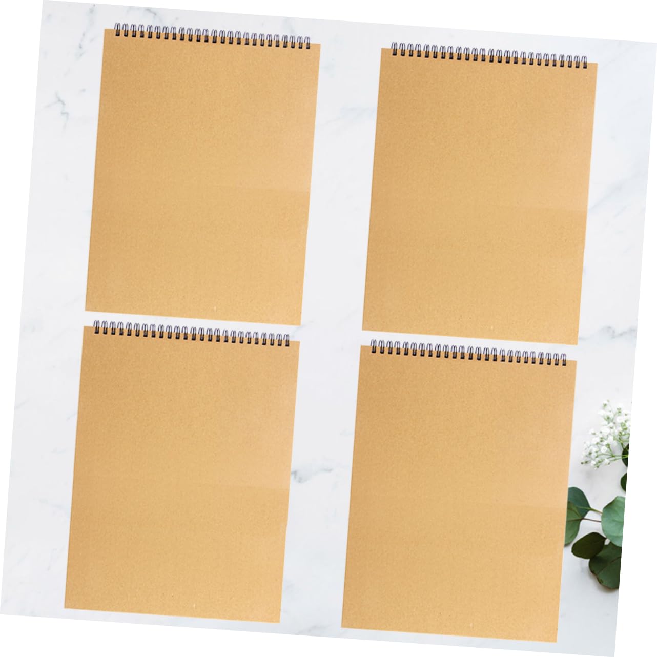 Quaderno da Disegno A5 in Carta Kraft, 4 Pezzi, Portatile