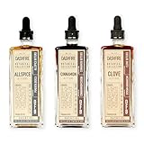 Dashfire Bitters Collection Botanical Set #2 | Allspice, Cinnamon, and Clove Bitters | 3-Pack Set