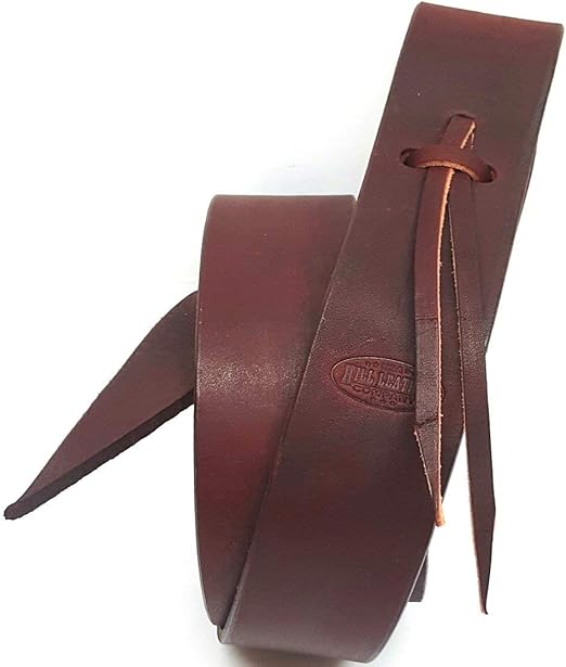 6' (72") Premium Latigo Leather Saddle Cinch Tie Strap