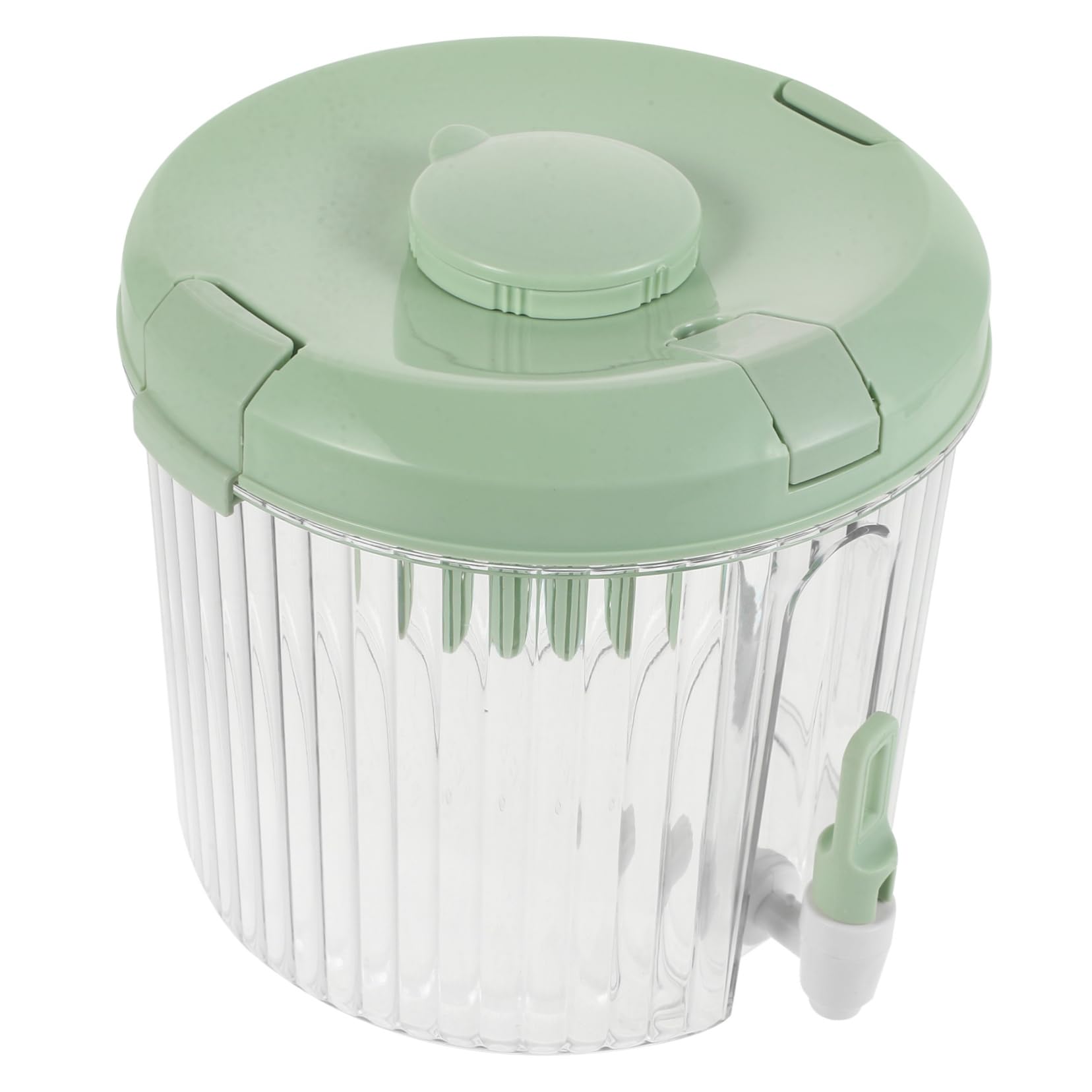 Dispenser Bevande con Rubinetto, Caraffa Rotonda in PP