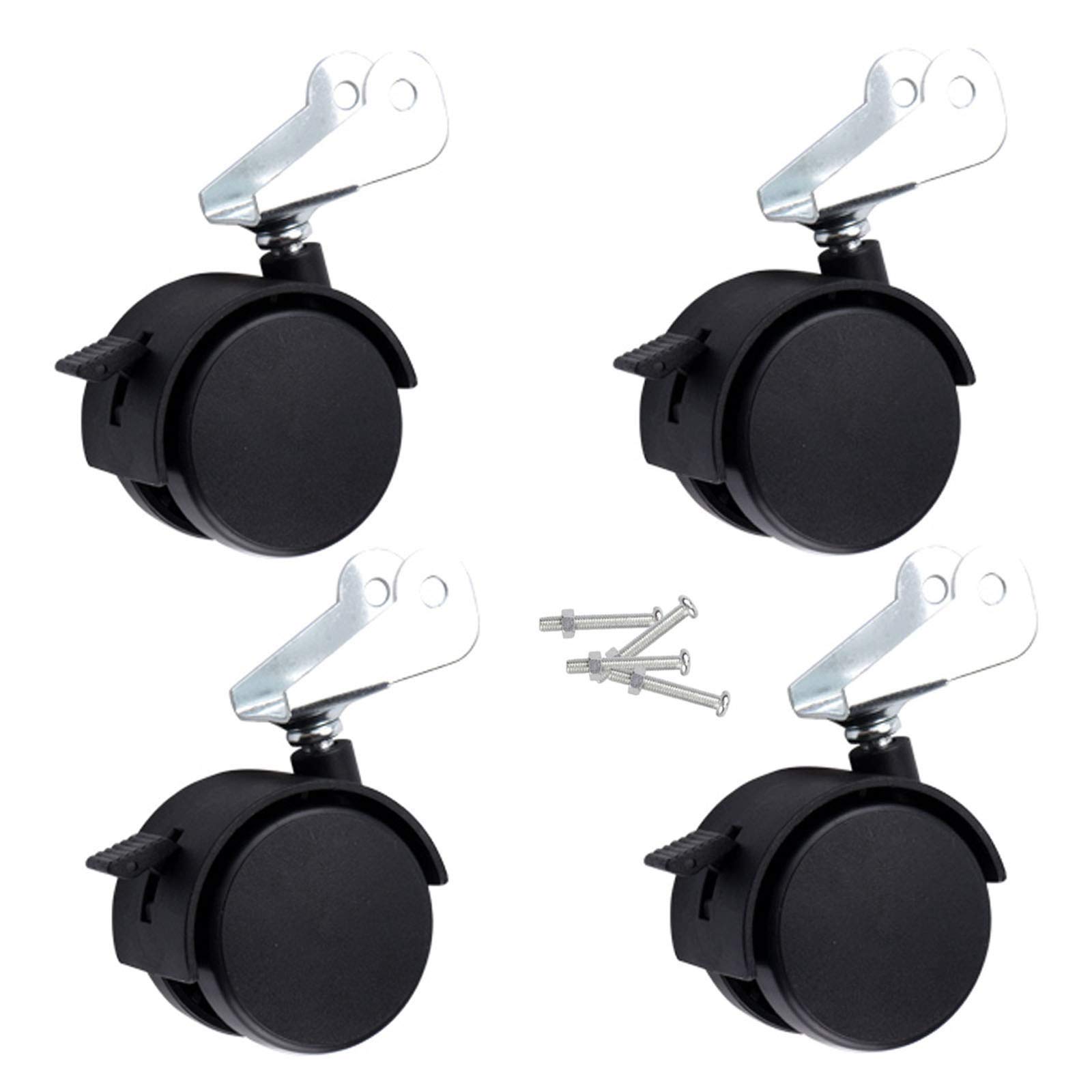 Roulettes de rechange pour meuble 50 mm pour réparer un chariot bloqué