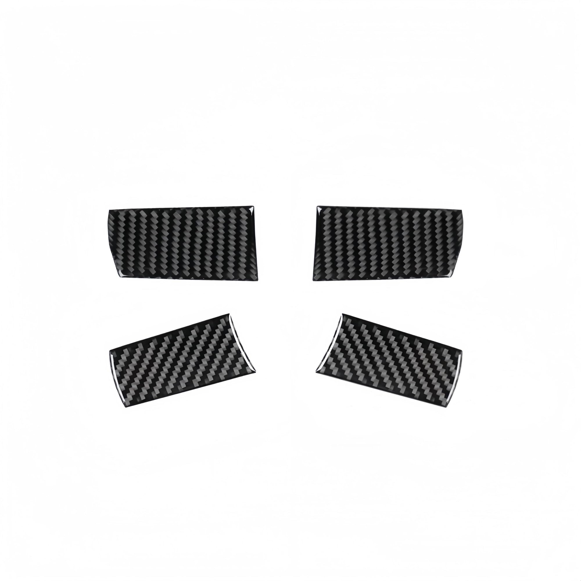 Car Steering Wheel Button Decoration Cover Trim Sticker for Dodge for Challenger 2008-2014(B)