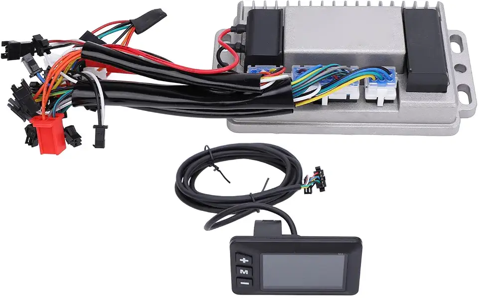 Kit de Controlador de Bicicleta Elétrica para Motor Sem Escova de 36V 48V 60V Com Display LCD para Uma Experiência de Pilotagem Suave