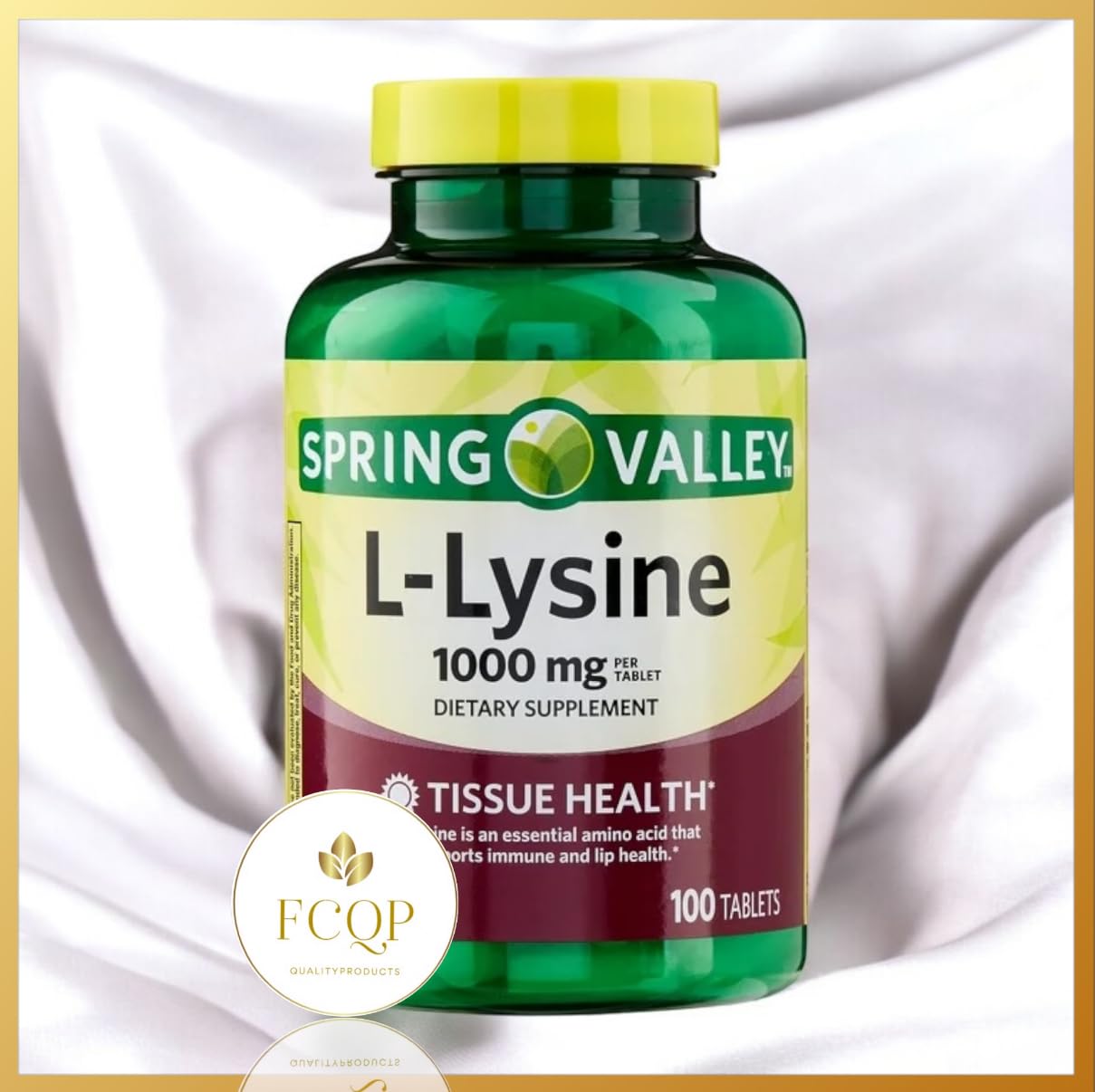 Spring Valley L-Lysine Dietary Supplement, 1000mg, 100 Tablets — Amazon image 2
