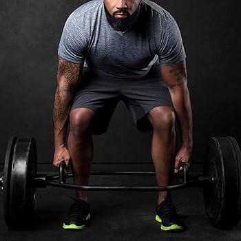 Amazon | スクワット六角バーベルトラップバー、デッドリフト肩を