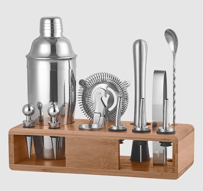 Set de Coctelería 13 Piezas Coctelera Acero Inoxidable 750ml miniatura 3