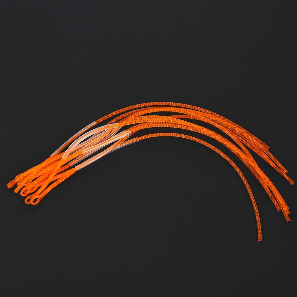 Connecteurs de Boucle de Ligne de Pêche à la Mouche Tressés 10Pcs